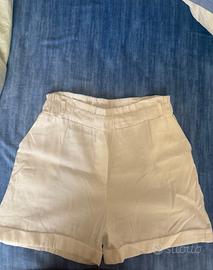 Pantaloncini Mango di lino bianco