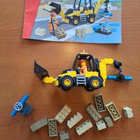 Lego 10666, ruspa e cantiere facili da costruire 

