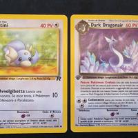 Dark Dragonair e Dratini TR prima edizione 