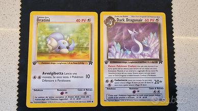 Dark Dragonair e Dratini TR prima edizione 