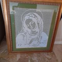 Quadro all'uncinetto