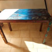 Tavolo in legno massello di recupero 