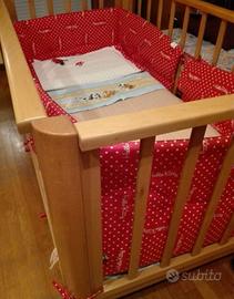 Lettino legno frassino bambini