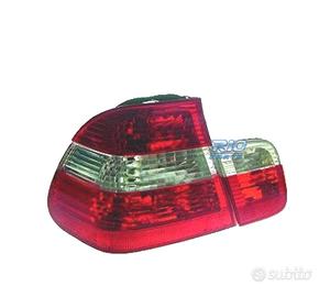 FANALI BMW E46 98-01 ROSSO BIANCO