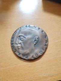 medaglia bronzo centenario Trilussa