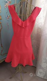 abito rosso nuovo Asos tg.46-48