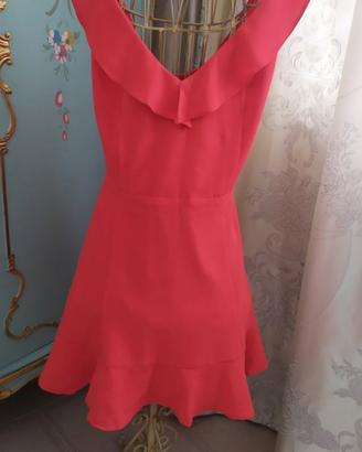 abito rosso nuovo Asos tg.46-48