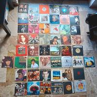 Lotto 50 Lp vinili singoli 45 giri o 7" 
vari