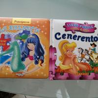 Libri Puzzle Sirenetta  e Cenerentola 