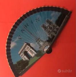 Elegante Ventaglio Paris in guscio di tartaruga