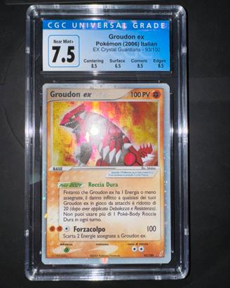 Groudon EX 93 Guardiani dei Cristalli