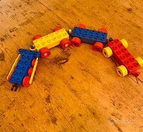 Duplo Lego locomotiva e vagoni anni ‘80