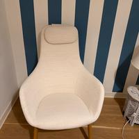 Poltrona Vitra HAL Lounge Chair color avorio