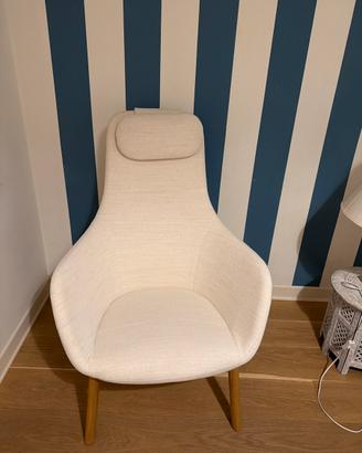 Poltrona Vitra HAL Lounge Chair color avorio