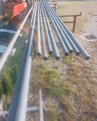 Tubi in acciaio Zincato  diametro 32