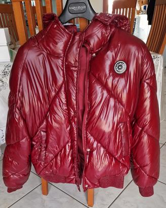 Giubbino piumino Startup tg.M ciliegia/granata
