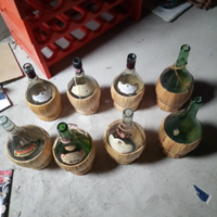 Fiaschi impagliati vintage