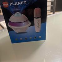 karaoke per bambini con microfoni wireless e luci