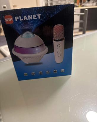 karaoke per bambini con microfoni wireless e luci