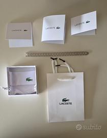 Bracciale lacoste grigio