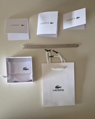 Bracciale lacoste grigio