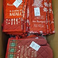 guanto da forno natalizio