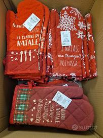 guanto da forno natalizio