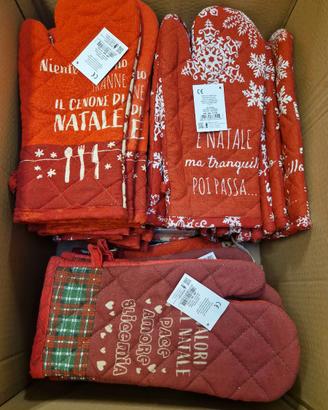 guanto da forno natalizio