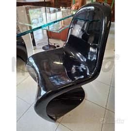 SEDIA NERA TIPO TULIP