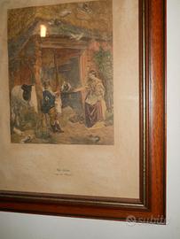 Elegante litografia inglese