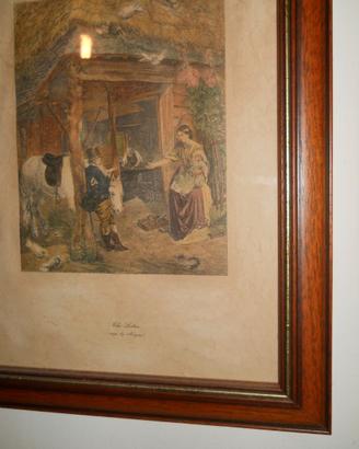 Elegante litografia inglese