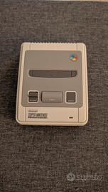 super Nintendo mini con 2 joypad