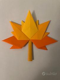 🍁10  Foglie d’acero autunnali – Artigianale 🍁