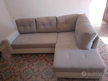 Divano letto con penisola