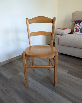Sedie in legno massello