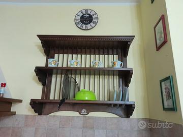 scolapiatti legno originale