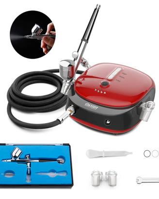 Oasser AK1 Airbrush con compressore