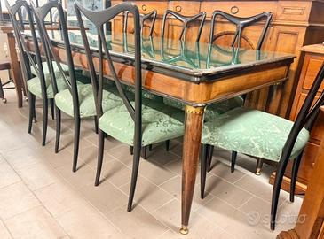 Tavolo rettangolare modernariato 190 x 90 anni '50