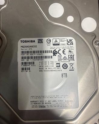 Hard disck Toshiba 8TB Enterprice