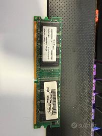 256MB RAM DDR PC2100U Infineon (Brand IBM) 266MHz