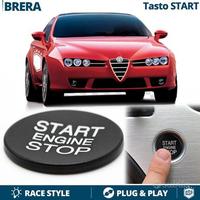 Tasto START STOP per Alfa Brera Pulsante Nero