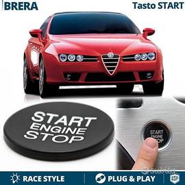 Tasto START STOP per Alfa Brera Pulsante Nero