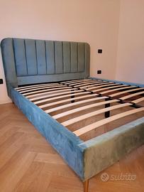 Letto matrimoniale stile vintage 