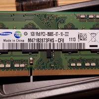 RAM SAMSUNG 1 GB per portatili e netbook