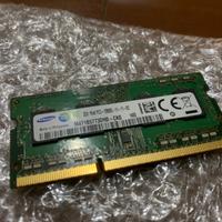 Banco ram 2gb ddr3 Samsung per portatile