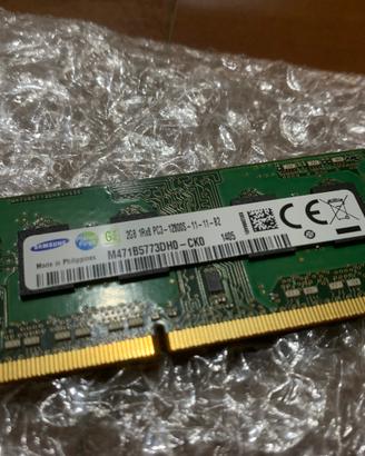 Banco ram 2gb ddr3 Samsung per portatile