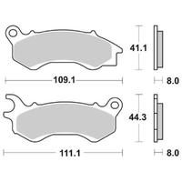 Coppia pastiglie freno SBS 205HF mescola ceramica