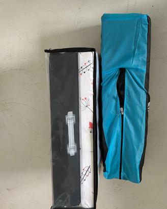 Lettino portatile / da campeggio con materasso