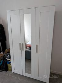 Armadio guardaroba BRIMNES (Ikea)- 3 ante+specchio