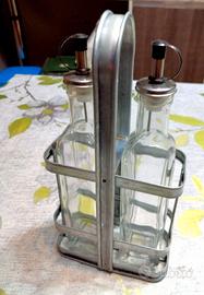Set oliera + acetiera stile industrial
